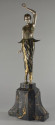 Armond Godard Tall Dancer Rare Art Deco Sculpture 